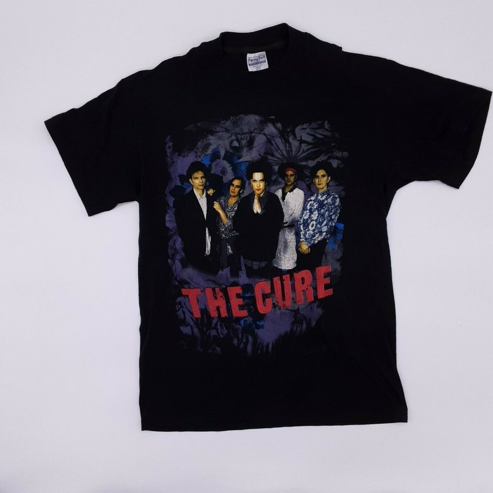 The Cure Vintage 1989 PRAYER TOUR  Concert Shirt Sz L 42-44 Spring Ford vtg